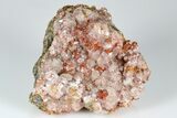 Vanadinite and Calcite Crystal Association - San Carlos Mine #183737-1